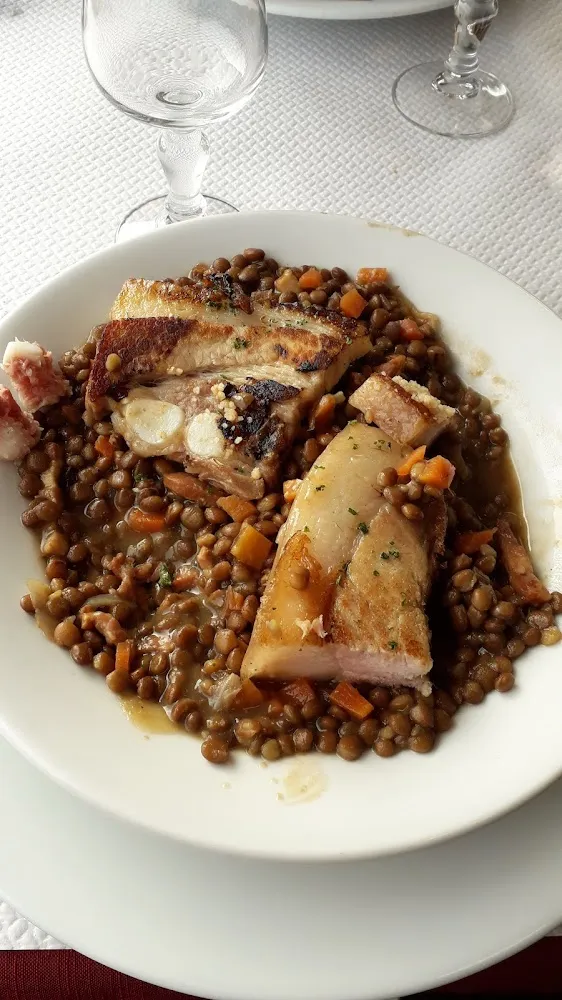 Porc Aux Lentilles